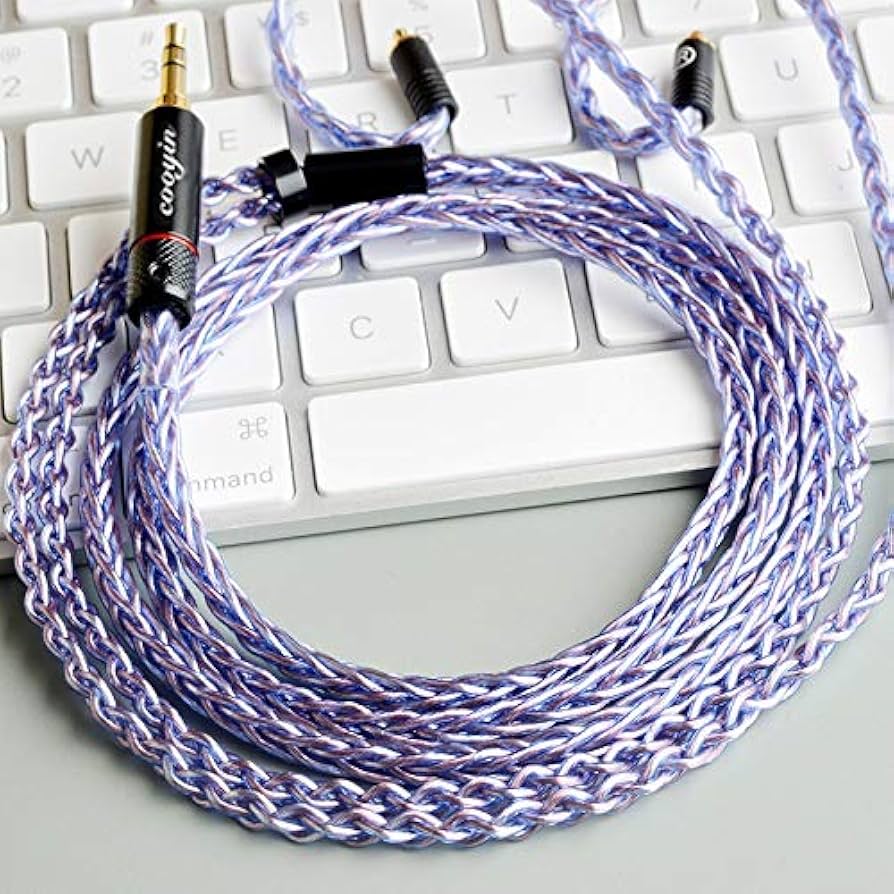 Amazon | cooyin リケーブル 0.78-2pin 4.4mm 単結晶銅+銀メッキ単結晶