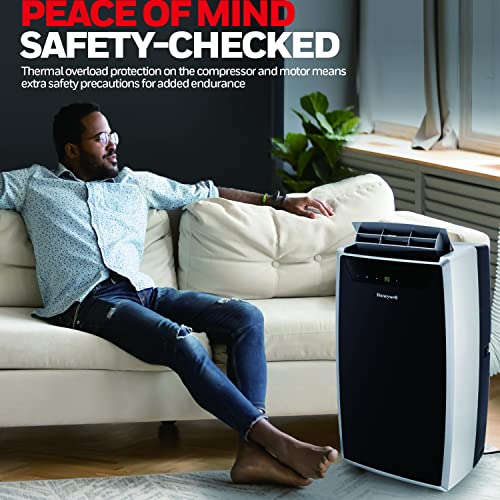 Honeywell Portable Air Conditioner W Heat Pump, Dehumidifier & Fan, Cools & Heats Rooms Up To 700 Sq. Ft. W Remote & Advanced Led Display #TOP5