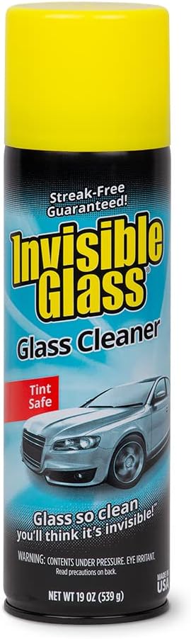 Invisible Glass 91164 19-Ounce Cleaner for Auto and Home for a Streak-Free Shine, Deep Cleaning Foaming Action, Safe for Tinted and Non-Tinted Windows, Ammonia Free Foam Glass Cleaner, Pack of 1 (19 Ounce (Pack of 1)) Thumbnail