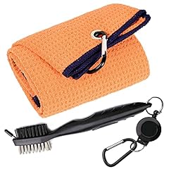 Orange Towel+black Brush