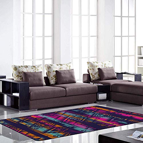 Tapis de sol lavable et facile à nettoyer avec envers antidérapant de grande taille - 4
