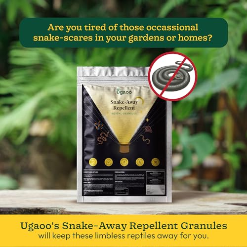 Image of Ugaoo Snake-Away Repellent Granules 1 KG - Natural Snake Repellent Powder for Outdoors & Home, Snake Control Powder with Plant Extracts & Essential Oils