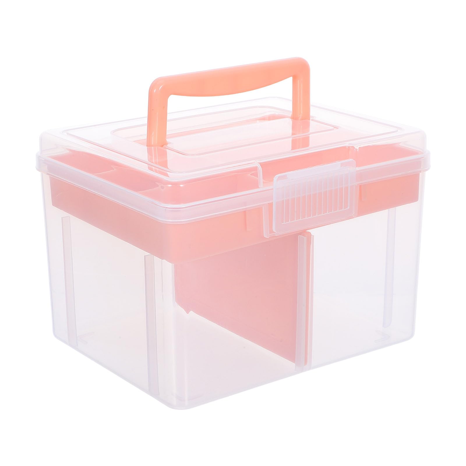 Boîte de rangement pour jouets et maison avec plateau amovible pratique