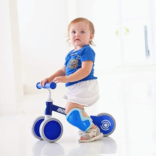 Miniatura 1 de VEEKI Bicicleta de equilibrio para bebés de 1 año, bicicleta de equilibrio para niños de 12 a 24 meses con asiento ajustable, juguete infantil sin