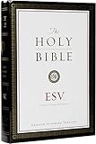 Holy Bible: English Standard Version, Hardcover, Black Letter, Single Column Reference Edition