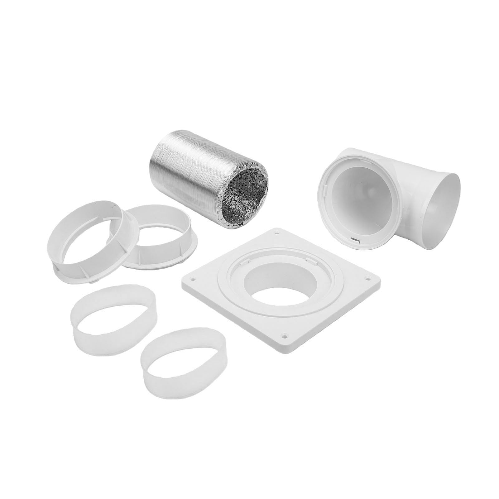 Kit de Manguera de Ventilación de Secadora con Conectores de Alta