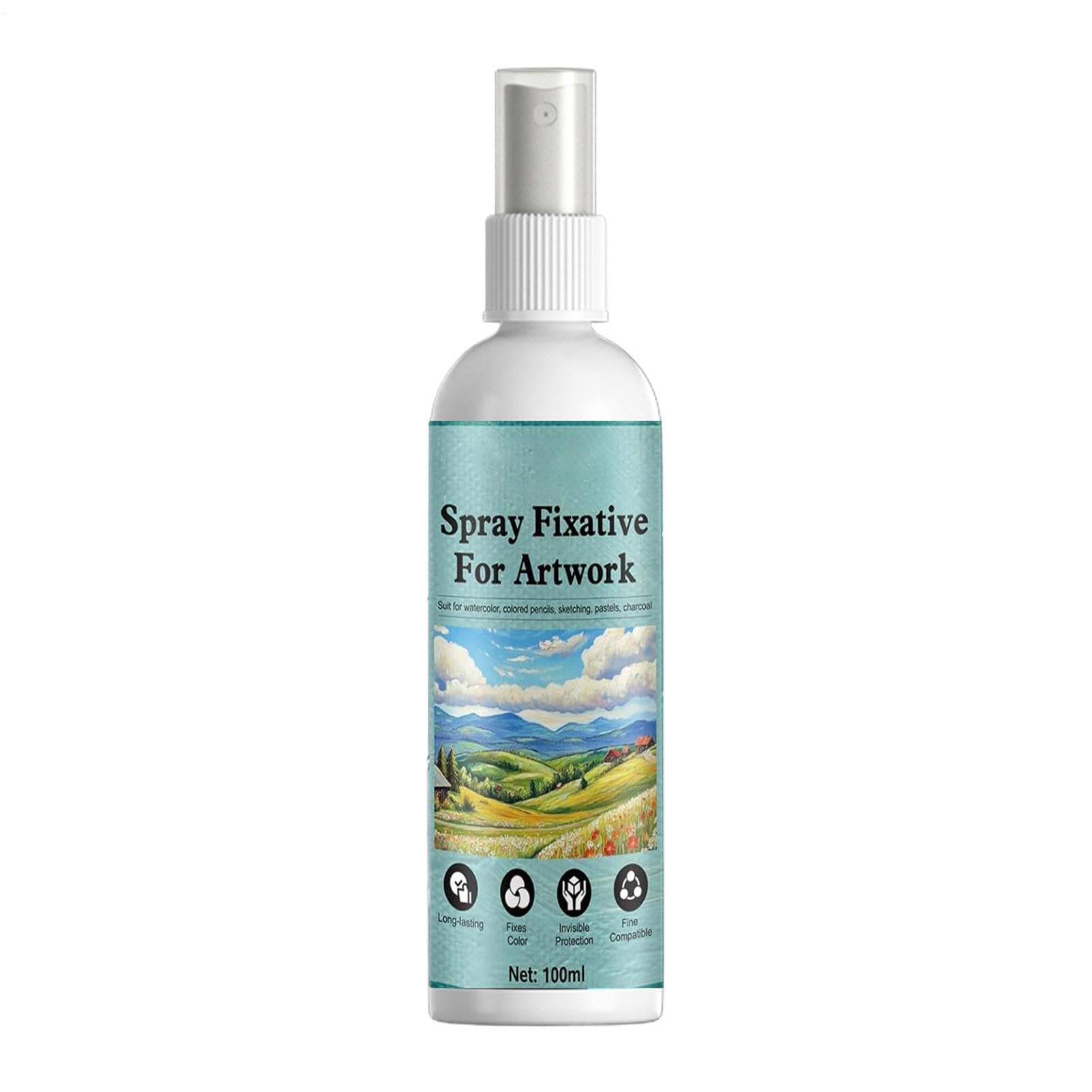 Spray de fijación para arte de 100 ml y revestimiento procesable para pasteles al óleo