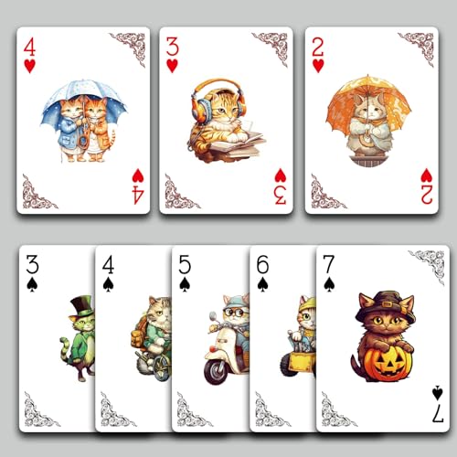 Baraja de Poker The World of Cats con 54 Cartas miniatura 2