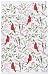 Now Designs 2177257 Cotton Kitchen Towel, Winter Birds Print