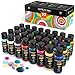 Produktbild Arteza KIDS Temperafarbe, 32-er Set, 60ml Flaschen, Posterfarbe für Bastelprojekte, Schwamm-Malerei & Fingermalerei, neon-, glitzer- und nachtleuchtende Farben