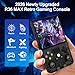 R36MAX Retro-Handheld-Spielkonsole, 4,0"-IPS-Bildschirm, über 30 gängige Emulatoren, über 22.000 Klassische Spiele, 128-GB-TF-Karte, 4000-mAh-Akku – Schwarz