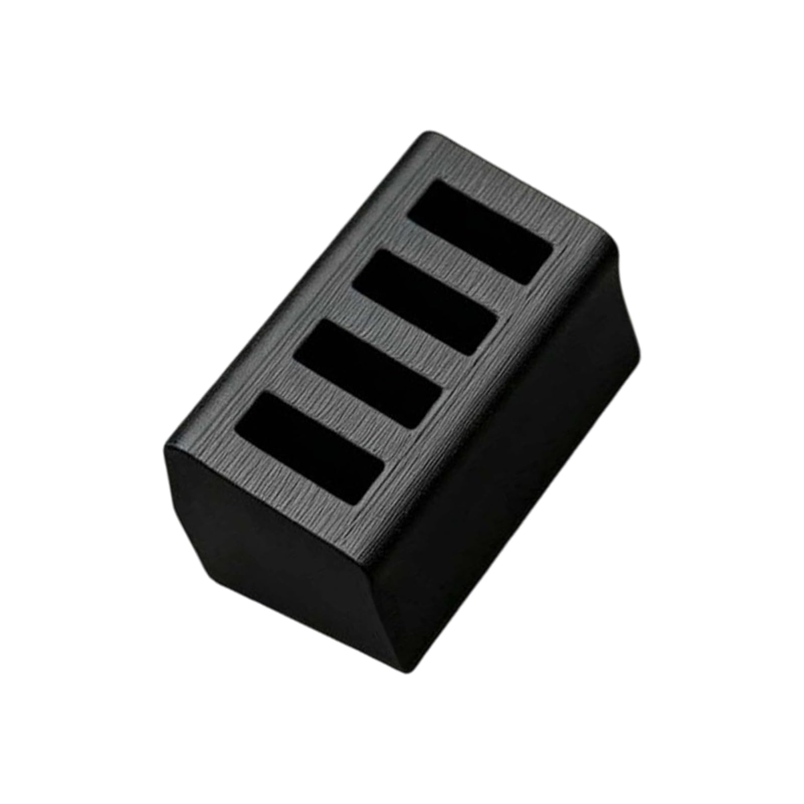 Shntig Black Customizable 3D Printed Memory Stick Holder For Neat Desktop Organization And Portability Polylactic Acid Usb Storage Box