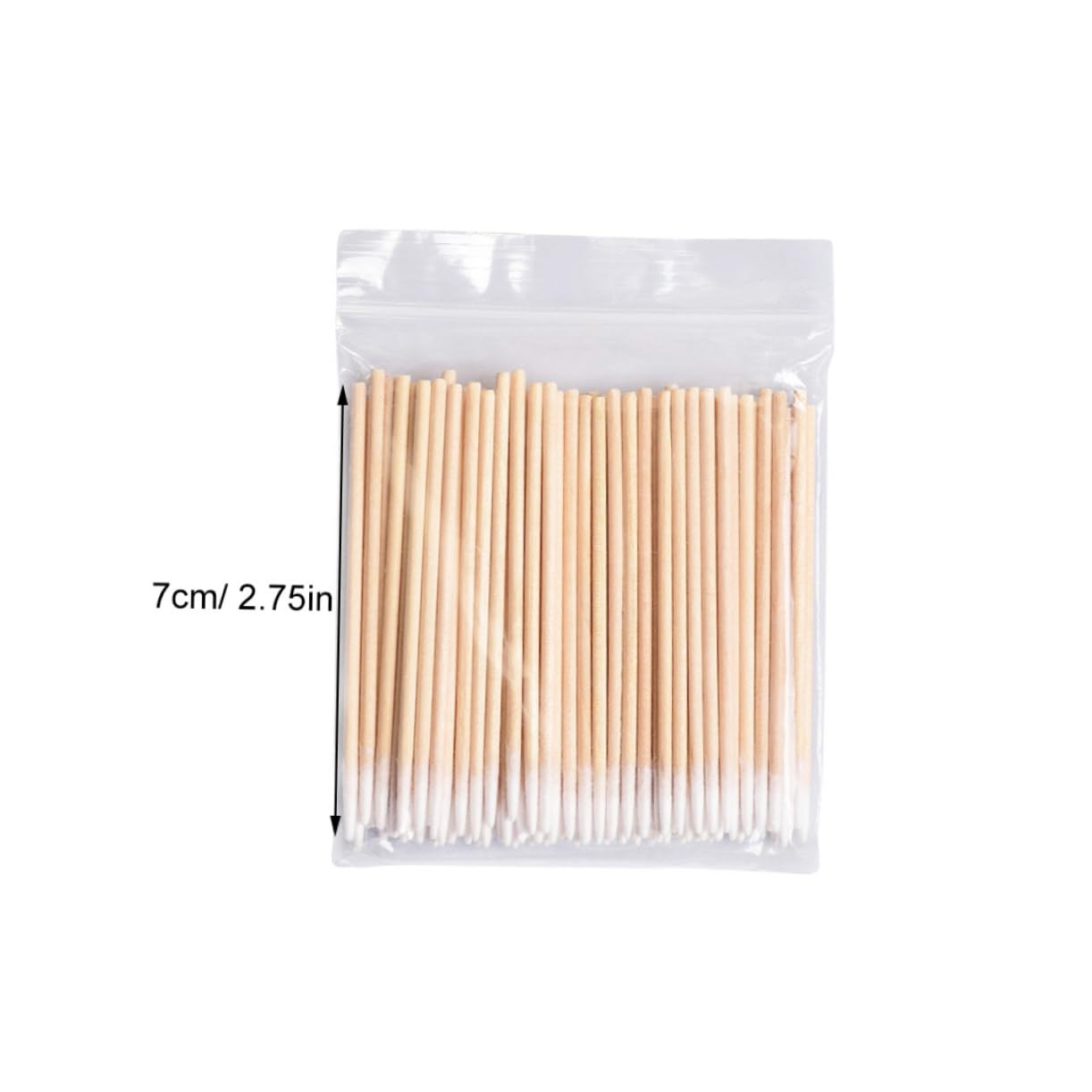 Healeved 1000pcs Precision Cotton Swabs for Eyelash Cleaning Face Rounds Tattooing Makeup Cotton Buds Gentle Skin Makeup Removal Sticks
