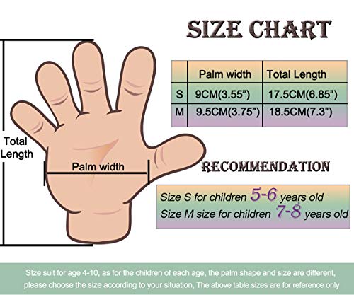 Taoyio Kids Gardening Gloves Childrens Garden Soft Work Gloves For Age 3-8, 4 Pack Jersey Gloves 1 Shovel Size Small #TOP2