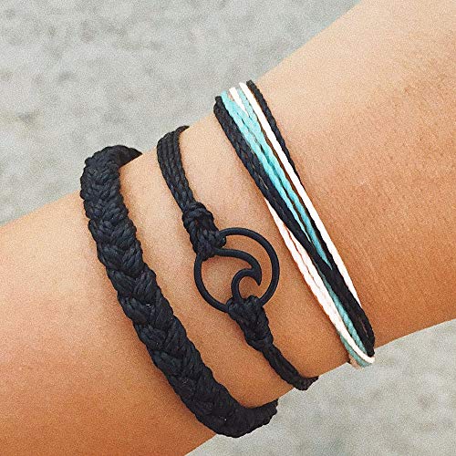 Bomail 14-16 Pieces Wave Bracelet Braided Rope Bracelet Sethandmade Adjustable Friendship Bohemian Bracelet Handcrafted Jewelry For Women Girl #TOP2