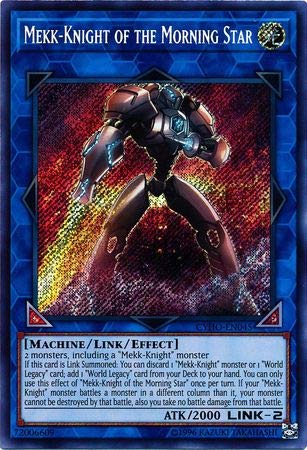 Yu-Gi-Oh! - Mekk-Knight of The Morning Star - CYHO-EN045 - Secret Rare - Unlimited Edition - Cybernetic Horizon