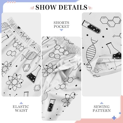 ZZKKO Chemistry Science Formulas Boys Pants for Kids Jogger Pants with Pockets S-XL4