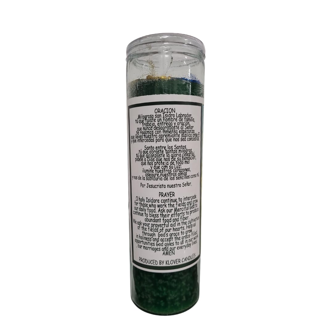 San Isidro Labrador Veladora Preparada/San Isidro Labrador Prepared Candle