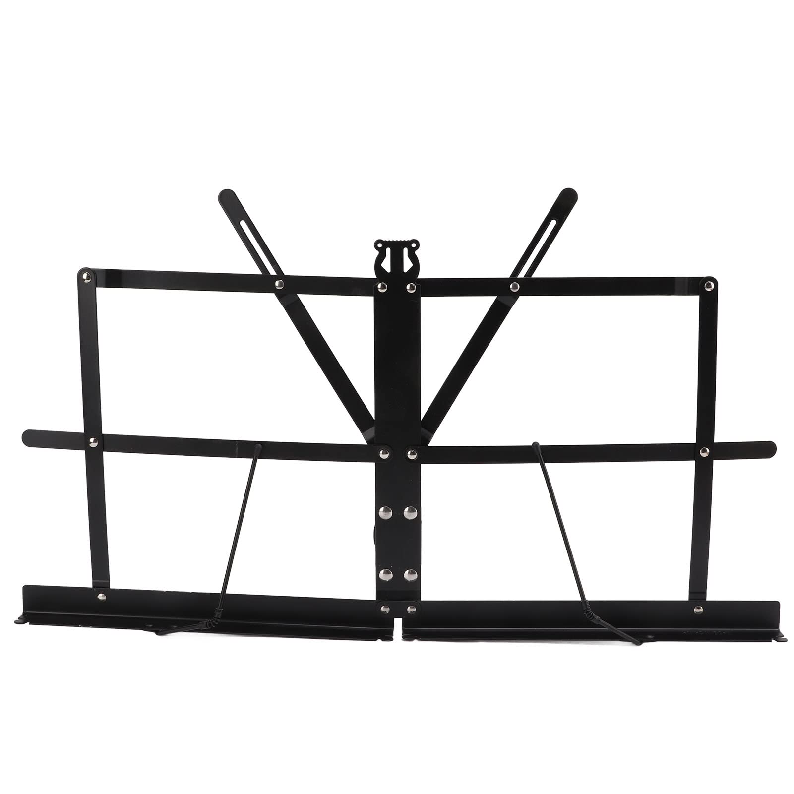 Metal Folding Desktop Music Stand Holder Lightweight and Portable for Classroom and Studio