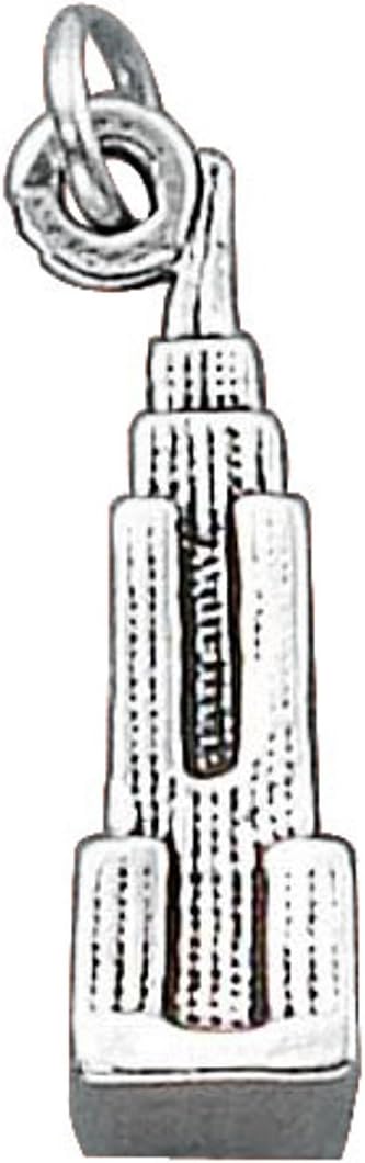 Sterling Silver 3D Empire State Building Charm