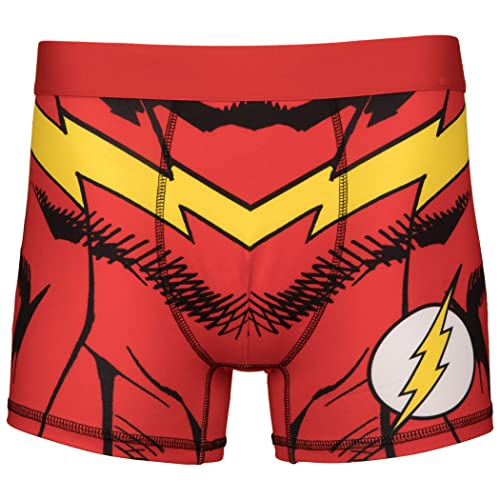 Bioworld DC Comics The Flash - Calzoncillos tipo bóxer para