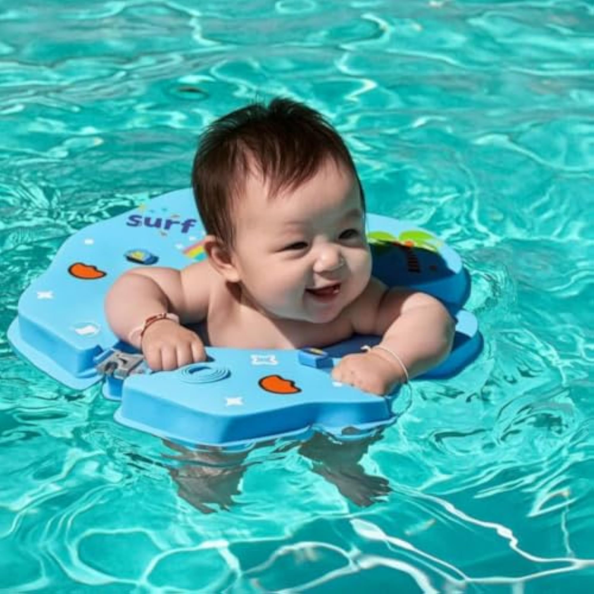 Non-Inflatable Armpit Swim Collar for Quick-Drying