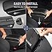 Car Armrest Box for KIA Rio 2018-2023 Automotive Accessories 7 USB Ports Double-Layer Leather Armrest Organizer Storage Box Center Console with Cup Holder