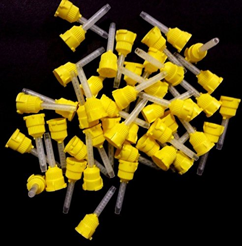 Mydent VP-8105T T-Mix Mixing Tip, Yellow, Pack of 48