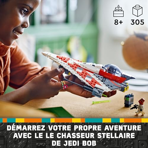 Lego Star Wars Le Chasseur Stellaire De Jedi Bob 75388 Lego La Boite - vue 4