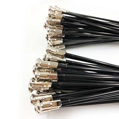 Otom Motorcycle Spokes 21" Front 18" 19" Rear Wheel Spokes & Spoke Nipples For Yamaha Yz125 Yz250 Yz250Fx Yz450F Wr250 Wr450 (19" Rear Wheel Spokes) #TOP4