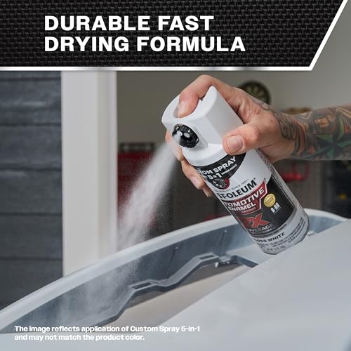 Rust-Oleum 2X Automotive Enamel Custom Spray 5-in-1 Spray Paint, 12 oz, Gloss White, 6 Pack by Rust-Oleum - Image 6
