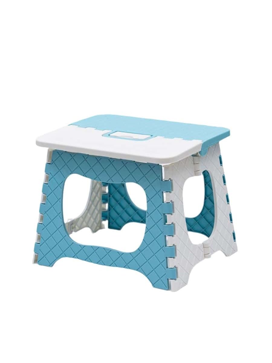 Outdoor Portable Folding Stool - Mazza Stool, Lightweight Folding Stool for Fishing, Picnic, and More (Blue)