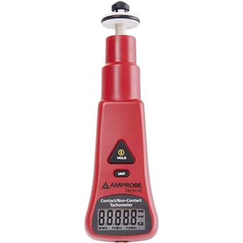 Amprobe TACH-10 Tachometer with Contact and Non-Contact Measurement