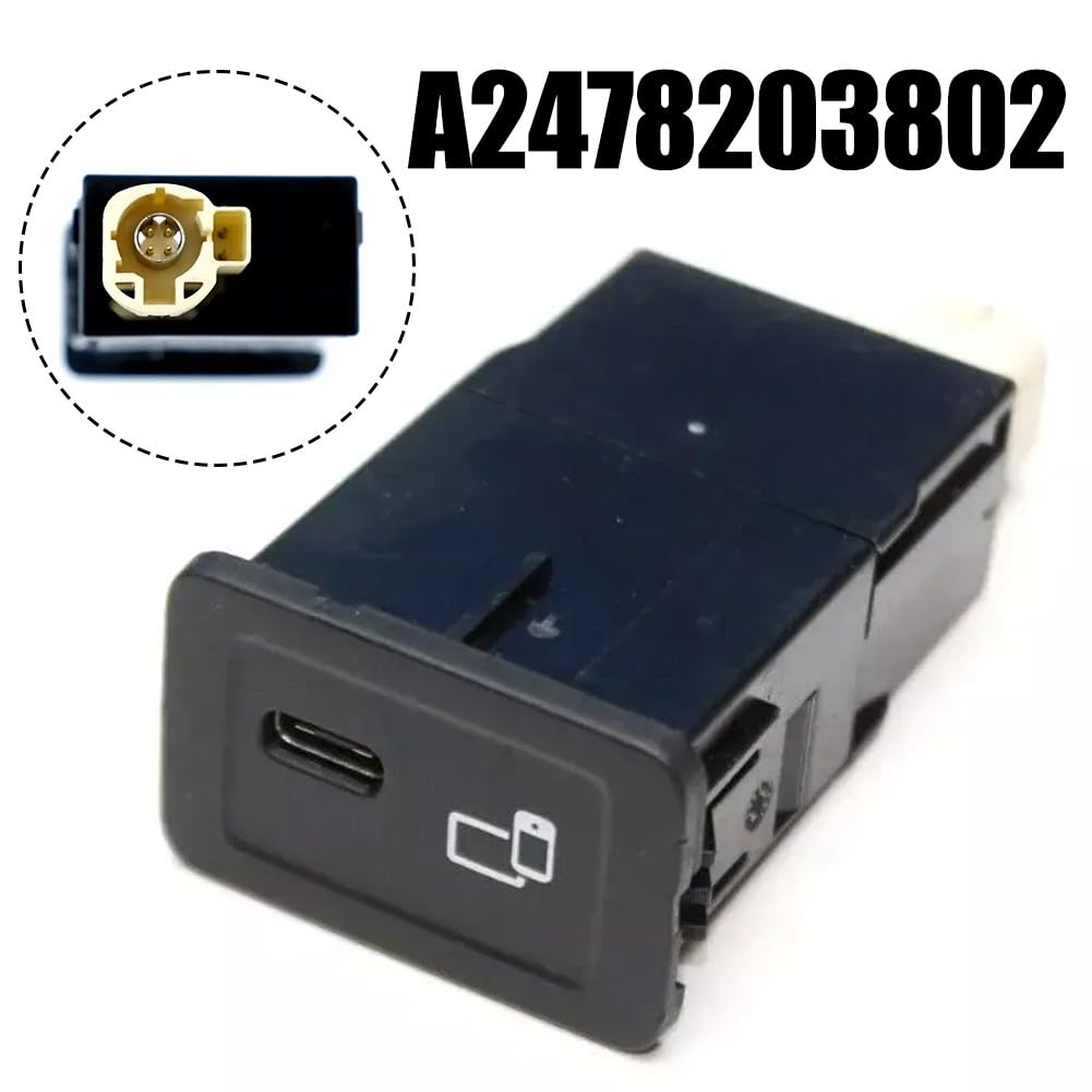 Interface USB pour Mercedes Classe A, GLA, Classe B, CLA (2018-2022) – Noir, OEM A2478203802