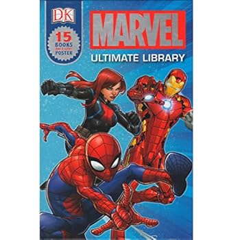 Marvel Ultimate Library Collection: 15 Books and Poster from Marvel Comics : DK Readers Levels 2, 3 & 4