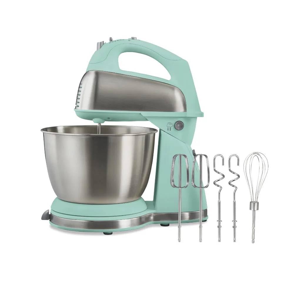 Mann Mart‚Powerful 6-Speed Hand Mixer with 4-Quart Stainless Steel Bowl ‚¨ Effortless Baking & Mixing for Everyday Cooks-image-43