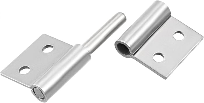 uxcell Lift Off Hinge, 2-inch Long 4 Holes Stainless Steel Slip Joint Flag Hinges Right Hand Cabinet Door, 1 Pack