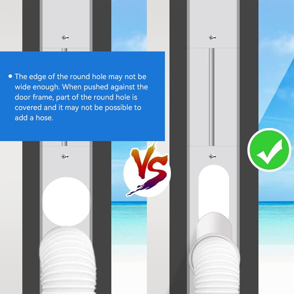 Kit De Ventana Para Aire Portátil Kit De Ventilación Para Ventana, Aire Acondicionado Portátil, Ventana Adaptador Pinguino Ventana