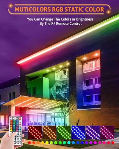 Image of WICHEMI Storefront LED Lights Window Lights LED Lights for Business 40FT