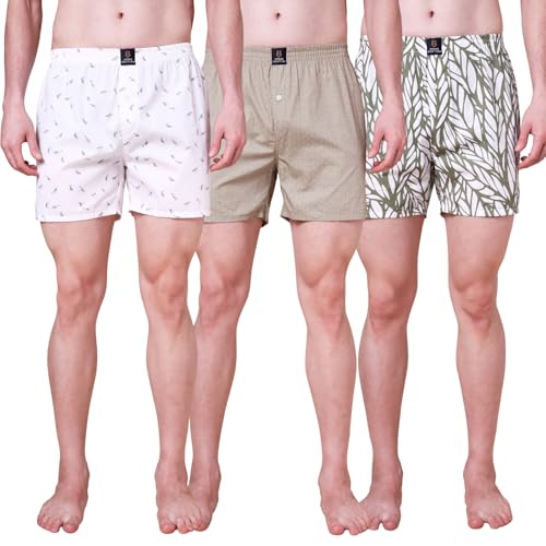 Image of Urban Scottish Ultra-Comfortable Men's Boxer Pants - 100% Cotton Material with A Stylish Print - Soft and Stretchy Elastic Waist Band - Dynamic Movement and Hardwearing Stitching - Breathable with A Gentle Snug Fit