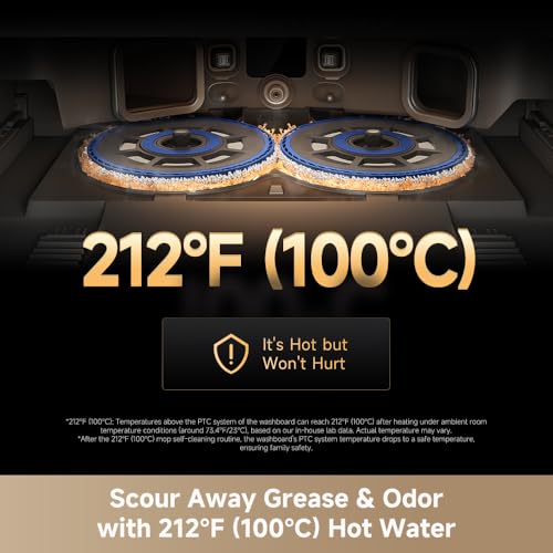 Image of DREAME Matrix10 Pro Robot Vacuum and Mop, Featuring Multi-Mop Switching Dock, Three-Solution Compartment, Detangling Brush, 30,000Pa Suction, 212F (100℃) Mop Self-Cleaning Black