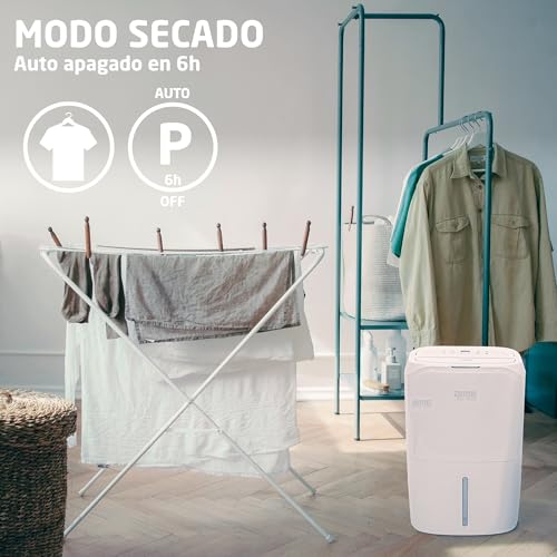 Deshumidificador 20L/día Amig MIST con control digital y cobertura de 160m3/h 7