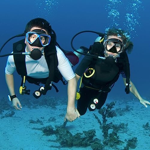 Máscara de esnórquel profesional para buceo libre y natación de adultos 6