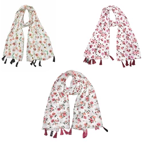 Image of Multicolor Scarf Lightweight & Comfortable for All Seasons (180x55cm)