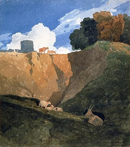 Impression d'affiches la Marl Pit par Sell Cotman toile de décoration mural