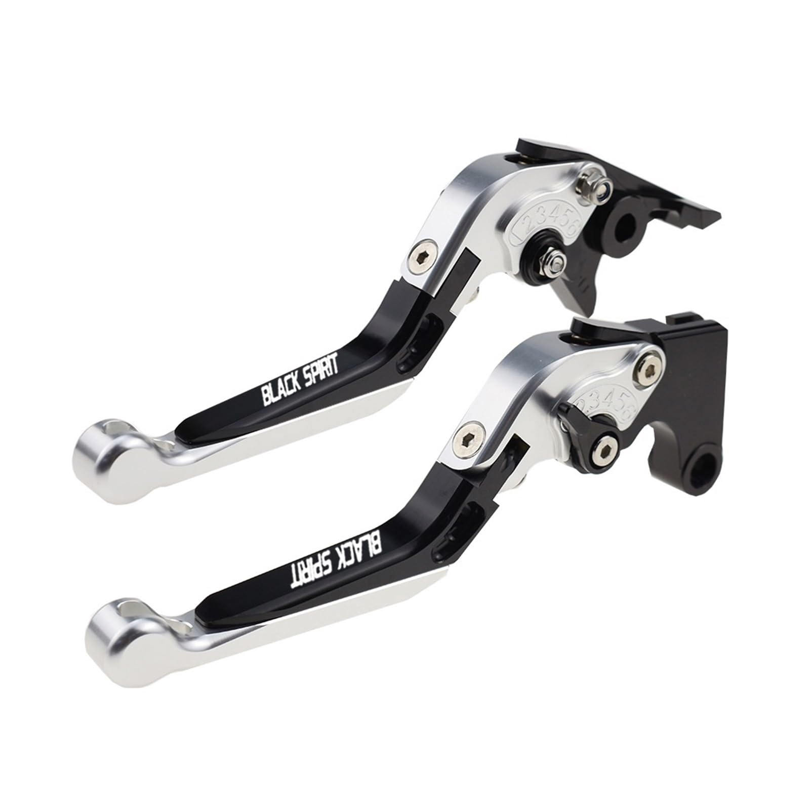 Yxbswbjd 43 Aluminum Alloy Folding Brake Lever For Blackspirit Motorcycle Folding Extendable Brake Clutch Levers