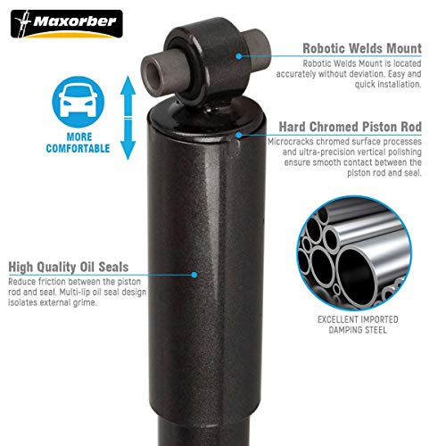 Maxorber Rear Shocks Absorbers Shocks 345067 37273 911273 For Nissan Fits 2005-2018 For Nissan Frontier,2009-2012 For Suzuki Equator Pair Shocks With 345067 #TOP1