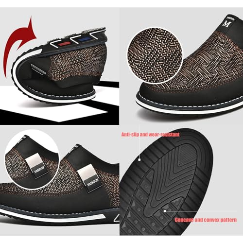 Comfort Slip-on Walking Shoes Fashion Driving Shoes Men Casual Shoes Loafers Leather Shoes for Male Business Work Office Dress Outdoor2