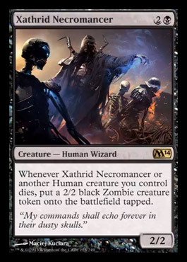 Magic: the Gathering - Xathrid Necromancer (123/249) - Magic 2014