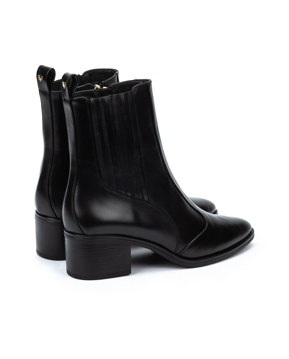 MARTINELLI Zinnia Botines de Tacón Mujer | en Cuero | Cierre con Cremallera | Tacón Alto | Talla EU 35-42